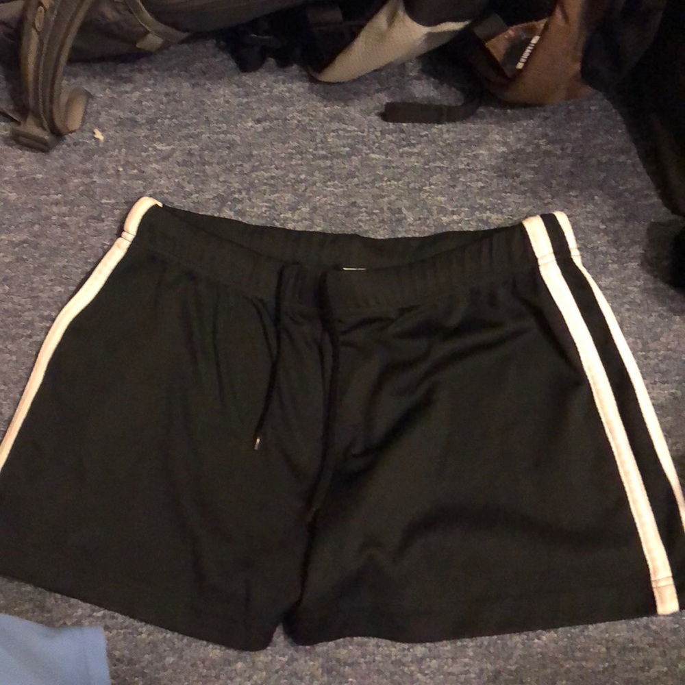 Prospirit black white shorts size s w/ drawstring